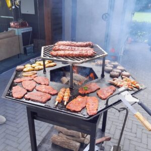 Houtgrill groot